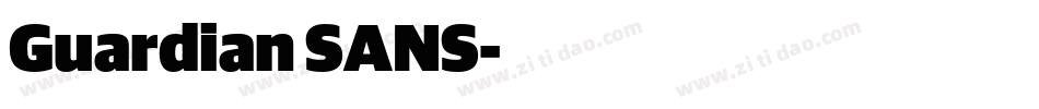 Guardian SANS字体转换